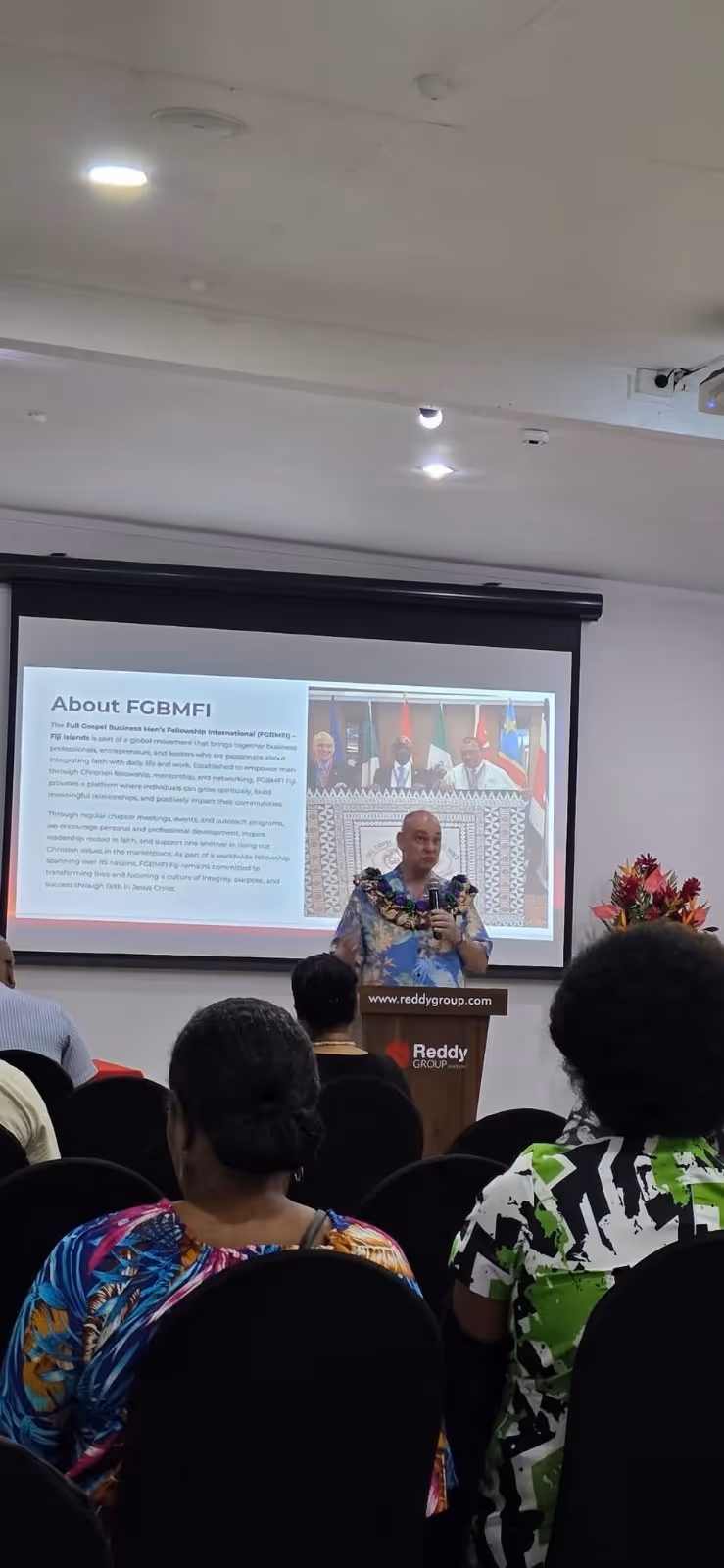 FGBMFI Fiji website launch